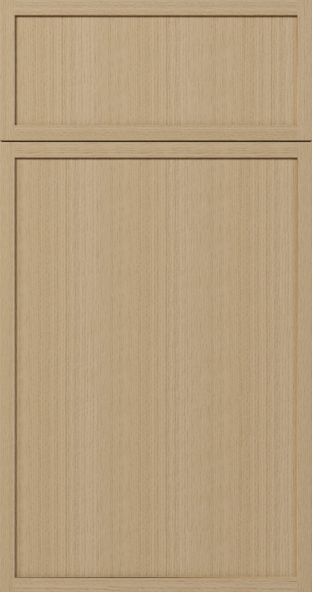 Slim White Oak cabinet door